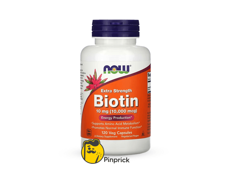 Biotin 5000 mcg | بيوتين 5000 ميكروجرام - 120 كبسولة نباتية - ®Now Foods