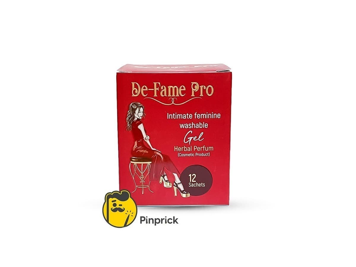 De-Fame pro | جل مزلق لزيادة المتعة عند النساء - 12 كيس