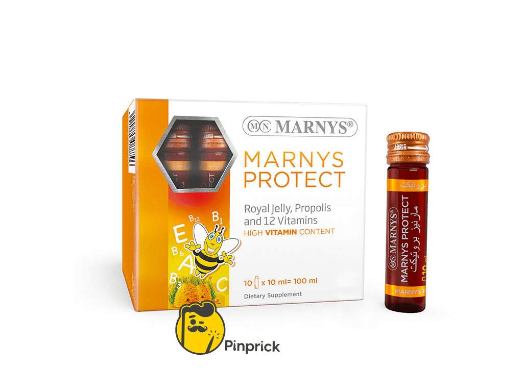 مارنيز بروتيكت 10 امبولات × 10 مل - مكمل غذائي للأطفال Marnys protect