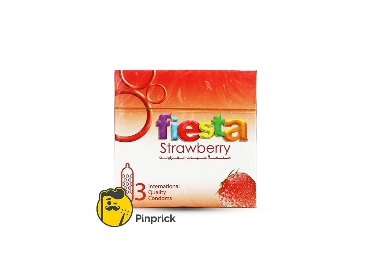 Fiesta Strawberry - واقي ذكري فيستا فراولة - condom