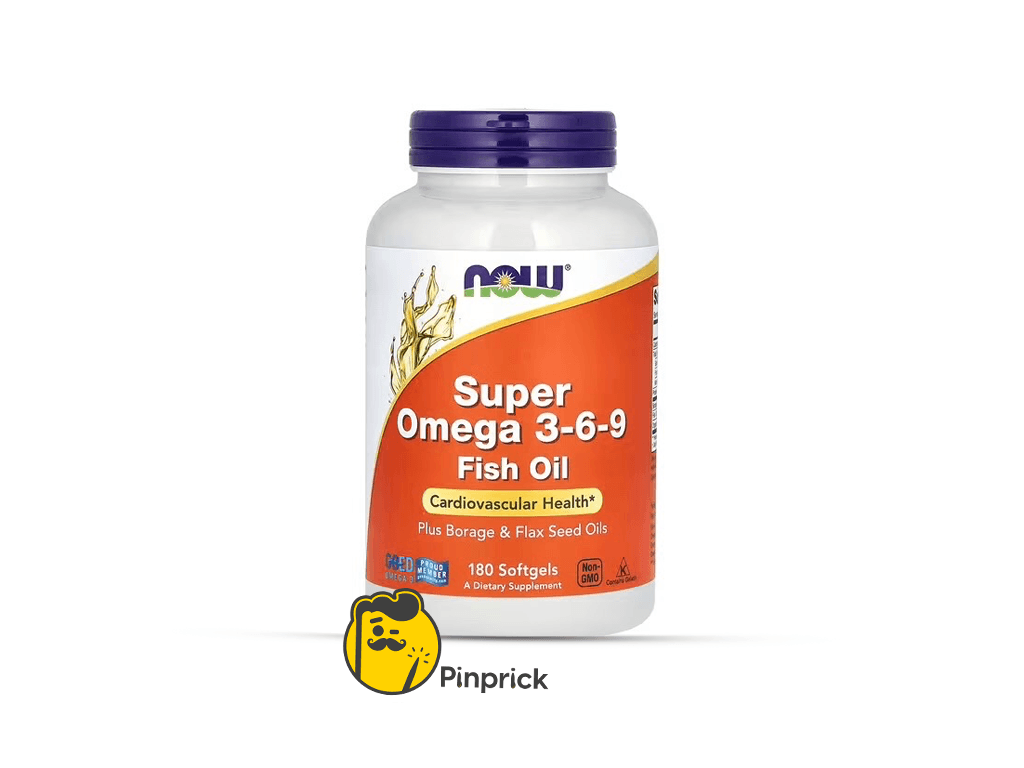 سوبر أوميجا ناو Now Foods Super Omega 3-6-9 Fish Oil | للذاكرة وصحة القلب والأوعية الدموية - 90 كبسول