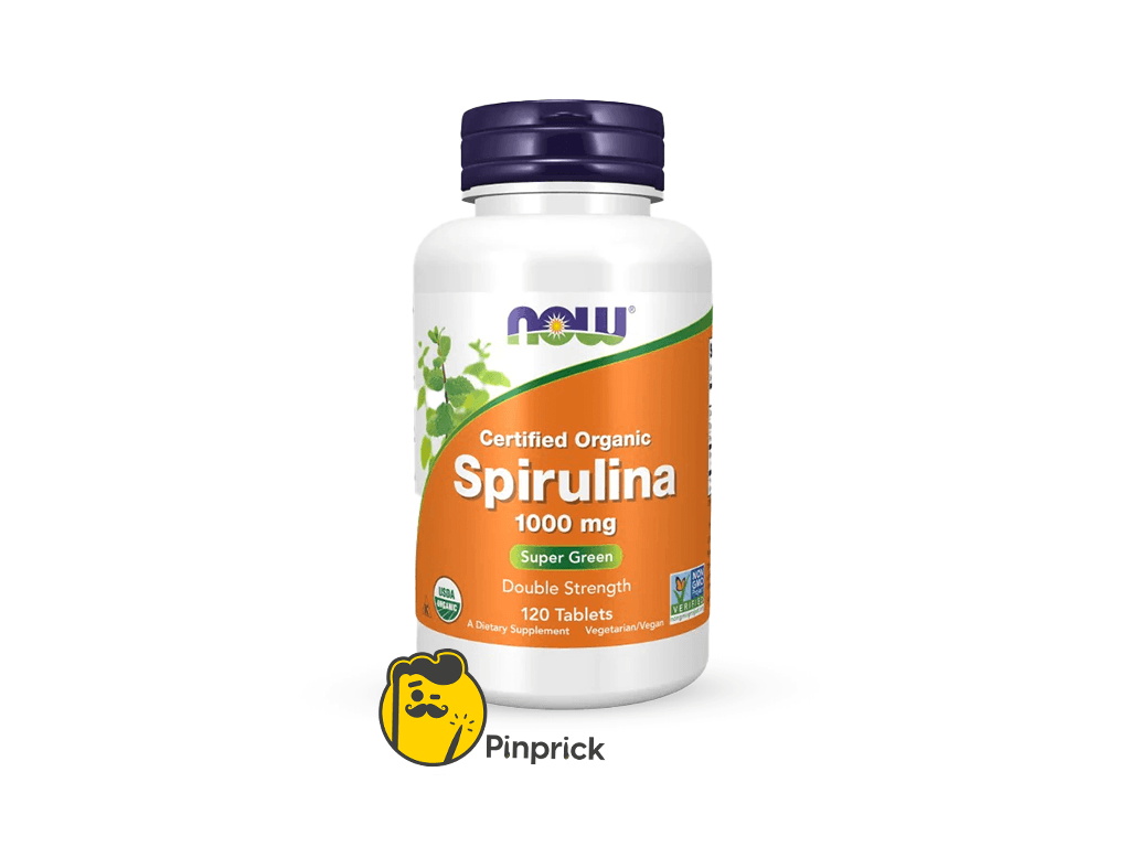سبيرولينا - spirulina 1000MG | قوة مزدوجة 120 قرص – ®Now Foods