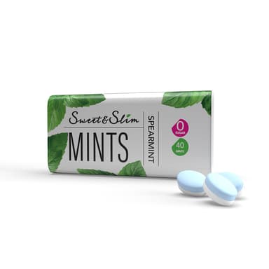 منعش الفم الخالي من السكر - Sweet & slim Mints | قطعة 40 4