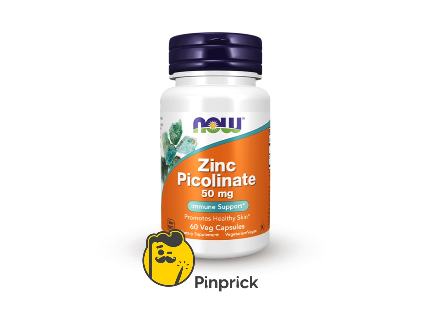 ZINC Picolinate 50mg | زنك - كبسولات نباتية 60- ®Now Foods