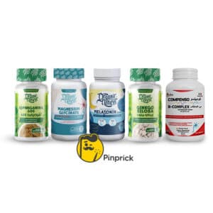 باقة النوم الهادئ - التركيز - الذاكرة Focus & Sleep Support Pack | أفضل 5 مكملات طبيعية لحياة هادئة (للرجال - والنساء)