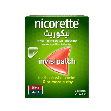 لصقة نيكوريت الشفافة للإقلاع عن التدخين - Nicorette - عدد 7 لصقات - نيكوتين بثلاث تركيزات مختلفة  | ®Johnson & Johnson 2
