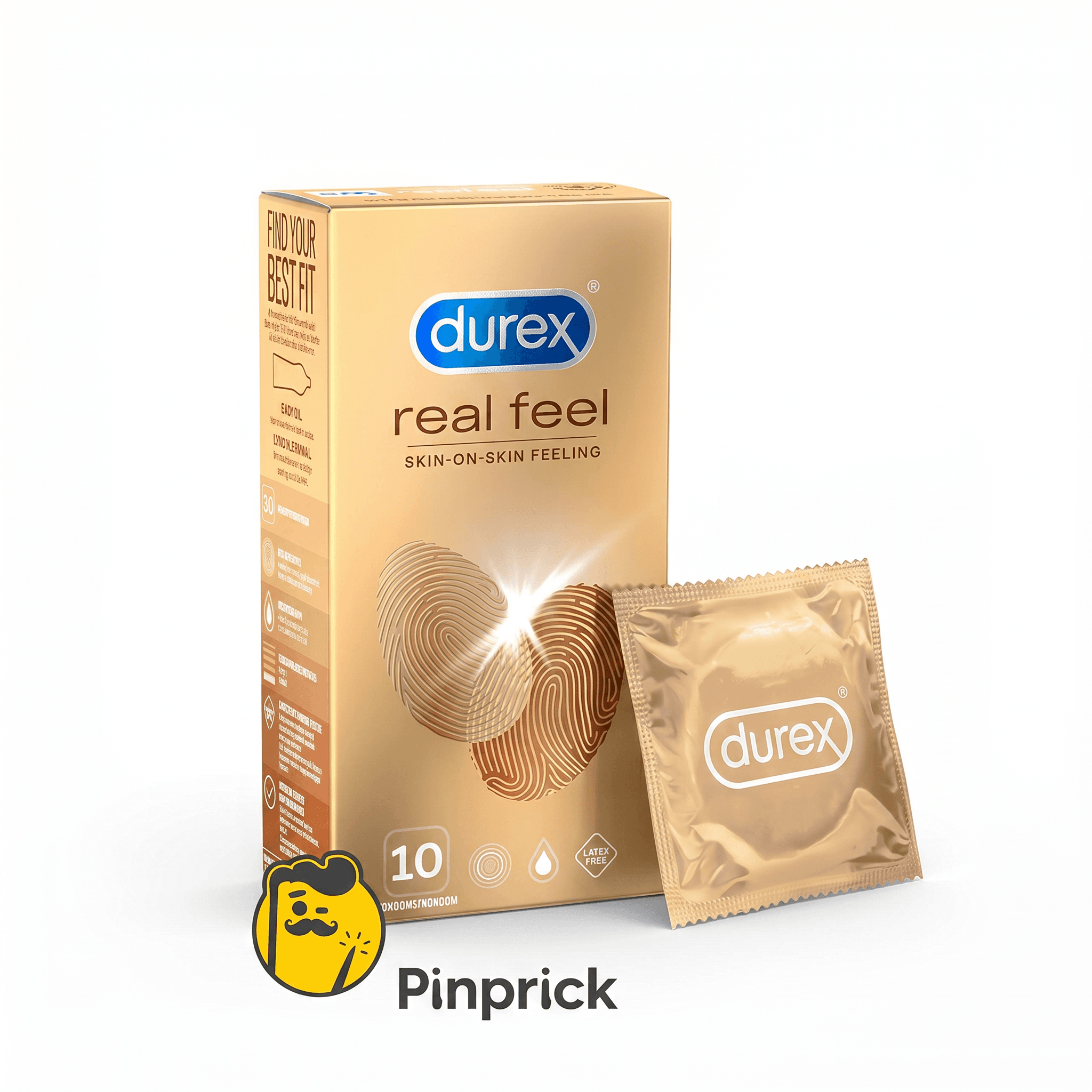 Durex Real Feel | واقي ذكري بدون لاتكس بإحساس طبيعي 10 قطع