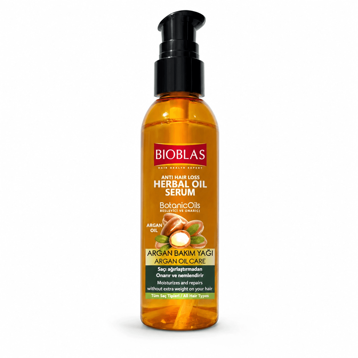 بيوبلاس زيت الأرجان لإصلاح الشعر ومنع التساقط Bioblas Argan Care - anti hair loss - 65 Ml