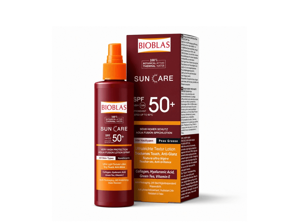 بيوبلاس صن كير حماية من أشعة الشمس Bioblas Suncare SPF50 Aqua Fusion