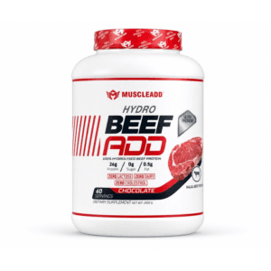 Hydro Beef ADD | بروتين اللحم البقري المهدرج 100% من MuscleADD (شيكولاته/كولا)