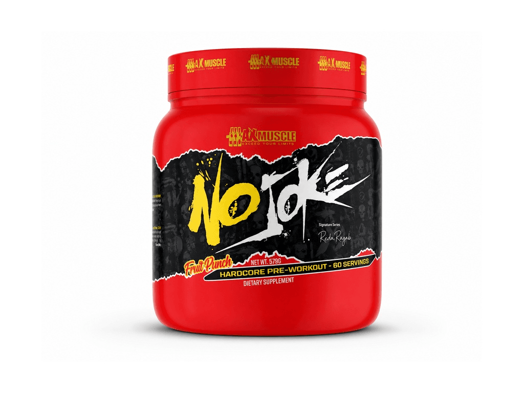 ما قبل التمارين الاحترافية No Joke Hardcore Pre-Workout - الجرعة 60Serv - 579G من ®MaxMuscle