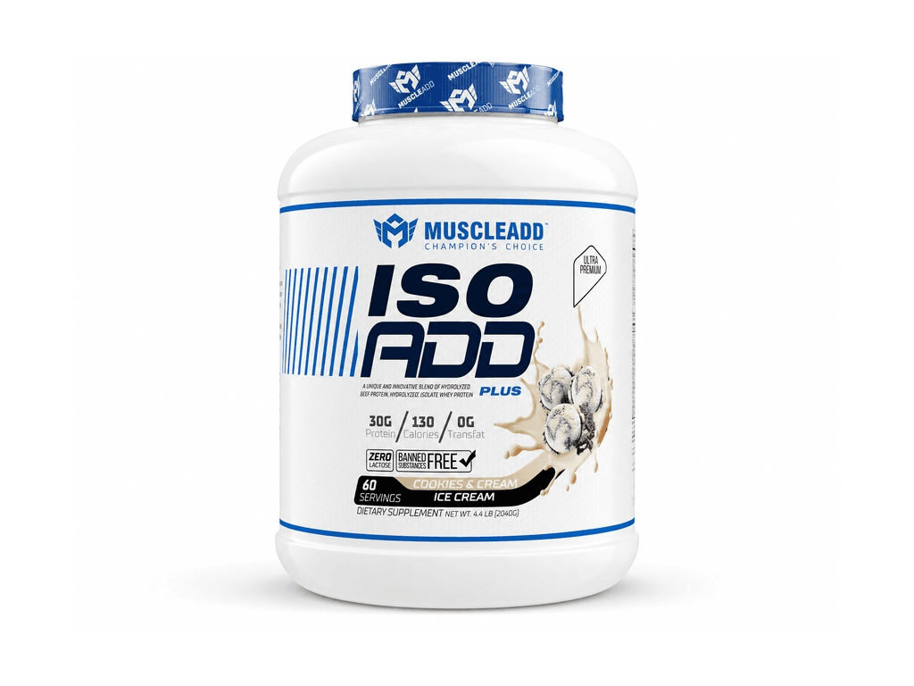 بروتين مزدوج المصدر ISO ADD Plus – جرعة 60Serv - 2040G – من ®MuscleADD