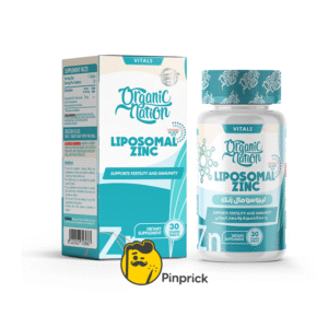 ليبوسومال زنك Organic Nation 25mg | عالي الامتصاص 90% | Pinprick