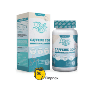 كافيين 200 | Caffeine Anhydrous 200mg – يعزز الطاقة والتركيز والأداء الرياضي بفعالية مثبتة علمياً – 30 كبسولة جيلاتينية | Organic Natione®
