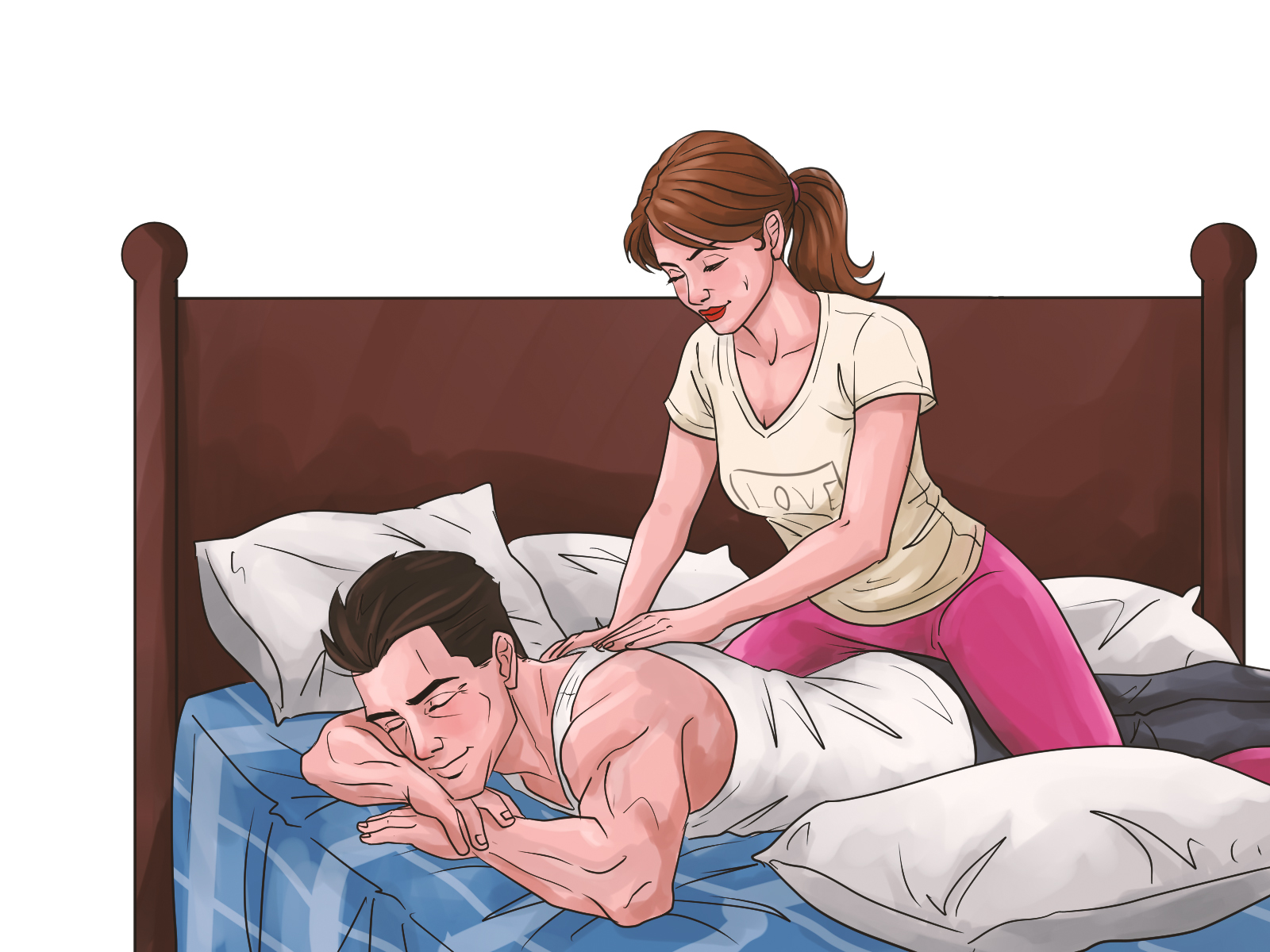 كيف أكون رومانسية مع زوجي - التدليك سواء العادي أو الحميمي