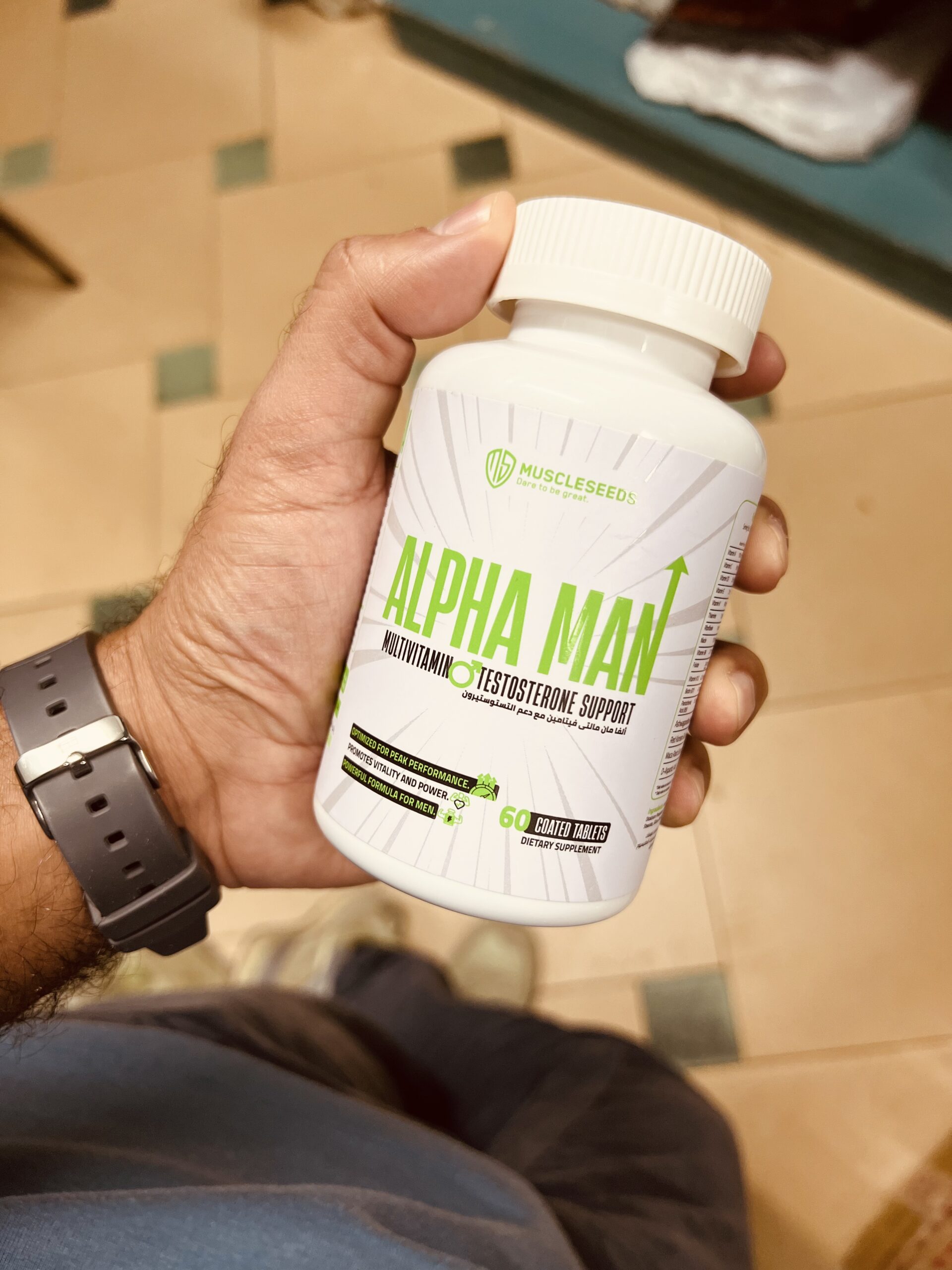 Alpha Man ألفا مان – أقوى مكمل لزيادة التستوستيرون ودعم صحة الرجل