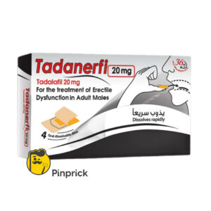 تادانيرفي - Tadanerfi 20mg | تيكت السعادة 36 ساعة لـ علاج ضعف الانتصاب - 4 أفلام سريعة الامتصاص - تادالافيل (Tadalafil) بتركيز 20mg
